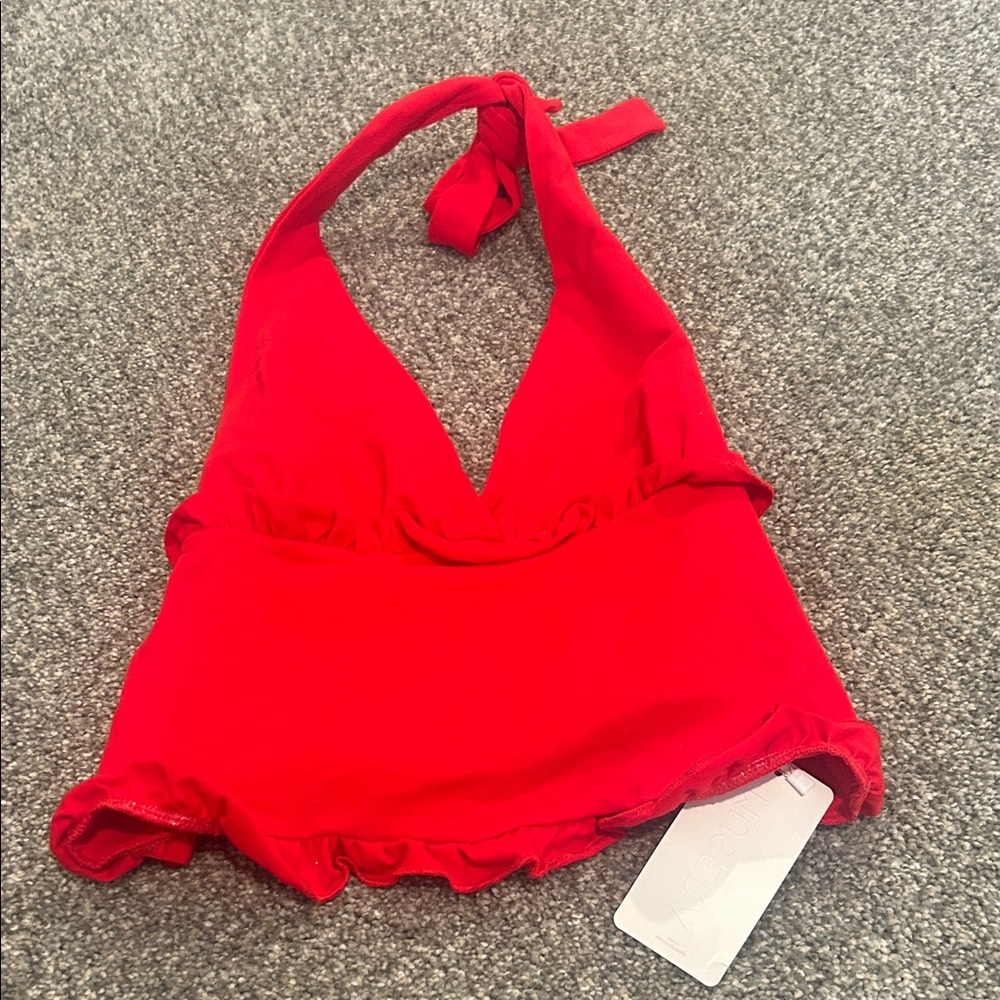 Red Halter Top